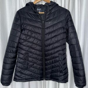 Mountain Warehouse Seasons Women's Padded Hooded Jacket - Black - US 6